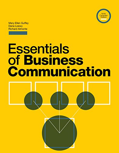 9780176721244: Essentials of Business Communication