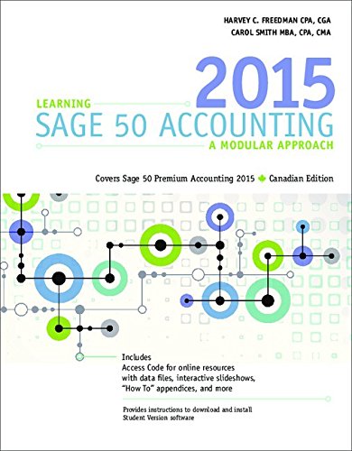 Beispielbild fr Learning Sage 50 Accounting: A Modular Approach with Printed Access Card (12 months) for Premium Website zum Verkauf von Better World Books: West