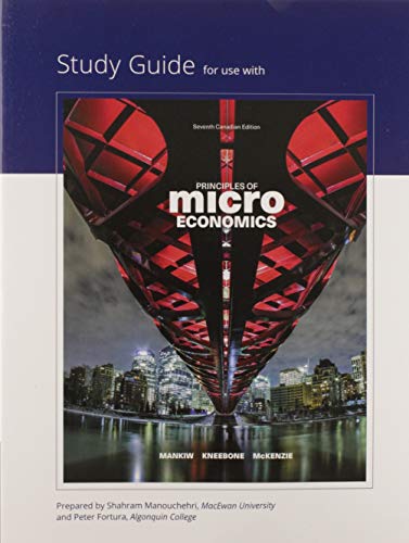 Beispielbild fr Study Guide for Mankiw's Principles of Microeconomics Fortura, Peter and Manouchehri, Shahram zum Verkauf von Aragon Books Canada