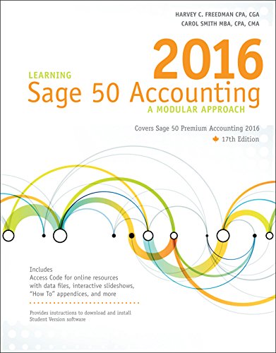 Stock image for Learning Sage 50 Accounting 2016: A Modular Approach for sale by Zoom Books Company