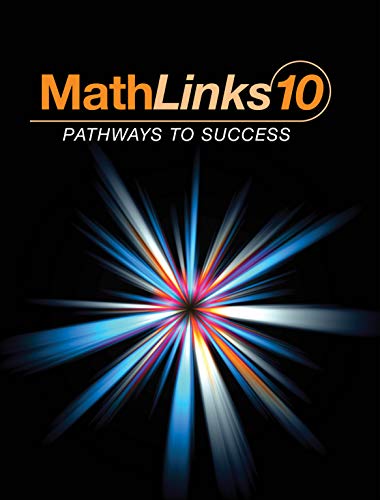 Stock image for MathLinks 10: Pathways to Success Student Edition for sale by Zoom Books Company