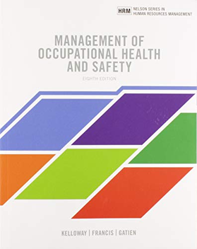 Imagen de archivo de Management of Occupational Health and Safety a la venta por Books Unplugged