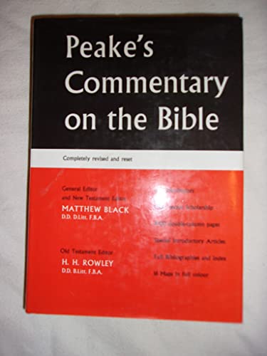 9780177110016: Peake's Commentary On the Bible