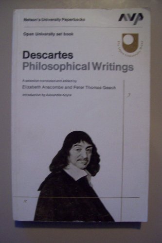 Beispielbild fr Descartes- Philosophical Writings - A Selection zum Verkauf von HALCYON BOOKS