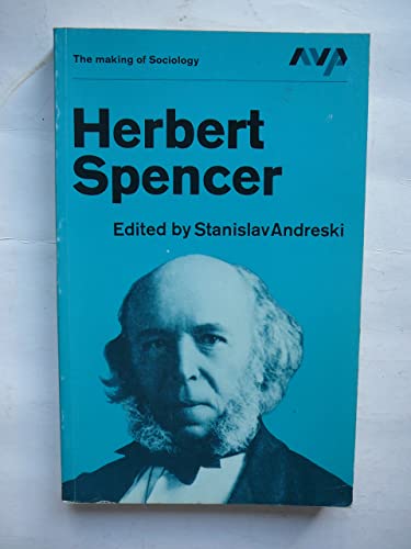 Imagen de archivo de Herbert Spencer (Making of Sociology S.) a la venta por Winghale Books