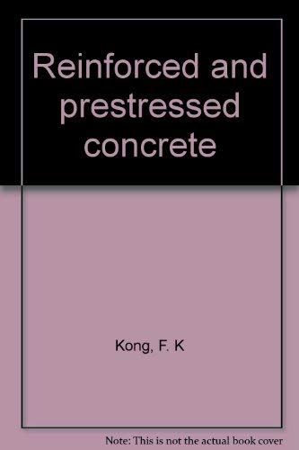 Stock image for Reinforced and Prestressed Concrete for sale by Anybook.com