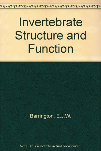 9780177710414: INVERTEBRATE STRUCTURE AND FUNCTION