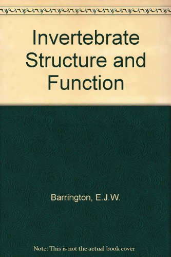 9780177710414: Invertebrate Structure and Function