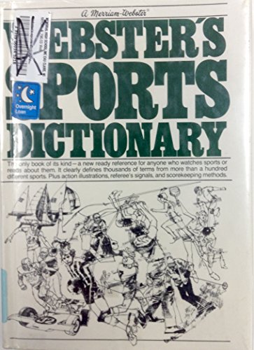 9780187790673: Webster's Sports Dictionary by Merriam-Webster (1976-05-01)