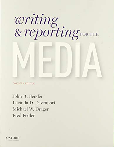 Imagen de archivo de Writing and Reporting for the Media: Text and Workbook Package a la venta por Orion Tech