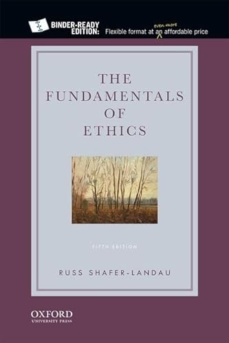 Stock image for The Fundamentals of Ethics for sale by HPB-Red