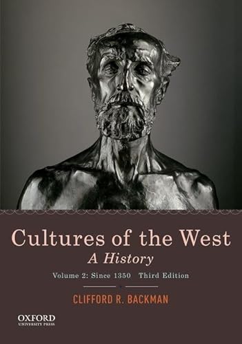 Stock image for Cultures of the West: A History, Volume 2: Since 1350 for sale by Wonder Book