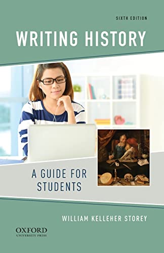 Imagen de archivo de Writing History: A Guide for Students a la venta por HPB-Movies
