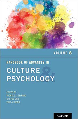Beispielbild fr Handbook of Advances in Culture and Psychology, Volume 8 zum Verkauf von Housing Works Online Bookstore