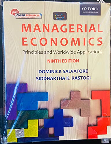 Stock image for MANAGERIAL ECONOMICS, 9E (KIIT) for sale by Mispah books