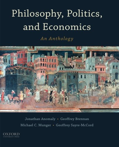 Imagen de archivo de Philosophy, Politics, and Economics: An Anthology a la venta por HPB-Red