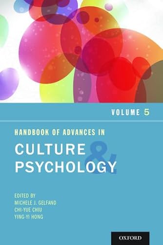 Imagen de archivo de Handbook of Advances in Culture and Psychology, Volume 5 (Hardback) a la venta por Iridium_Books