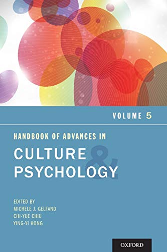 Beispielbild fr Handbook of Advances in Culture and Psychology, Volume 5 zum Verkauf von Housing Works Online Bookstore