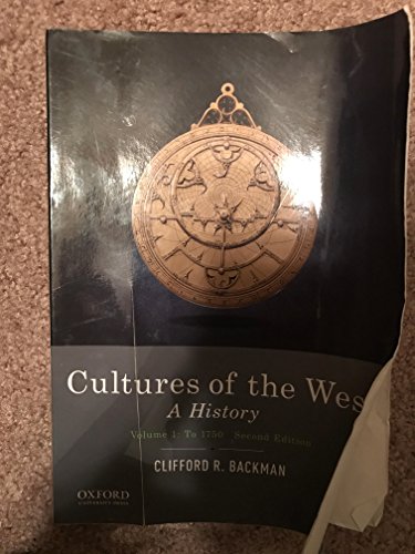 Stock image for Cultures of the West: A History, Volume 1: To 1750 for sale by ThriftBooks-Dallas