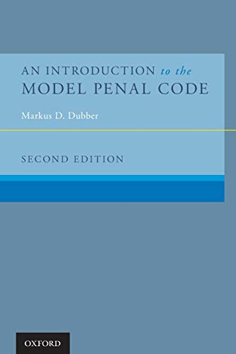 Beispielbild fr An Introduction to the Model Penal Code zum Verkauf von BooksRun