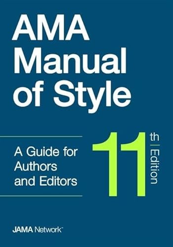 Beispielbild fr AMA Manual of Style: A Guide for Authors and Editors zum Verkauf von Books From California