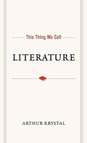 Beispielbild fr This Thing We Call Literature zum Verkauf von ThriftBooks-Atlanta