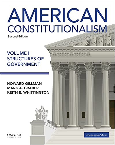 Imagen de archivo de American Constitutionalism: Volume I: Structures of Government a la venta por SecondSale