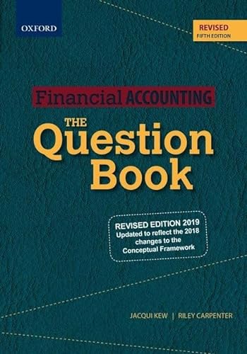 Stock image for Financial Accounting: The Question Book for sale by Revaluation Books