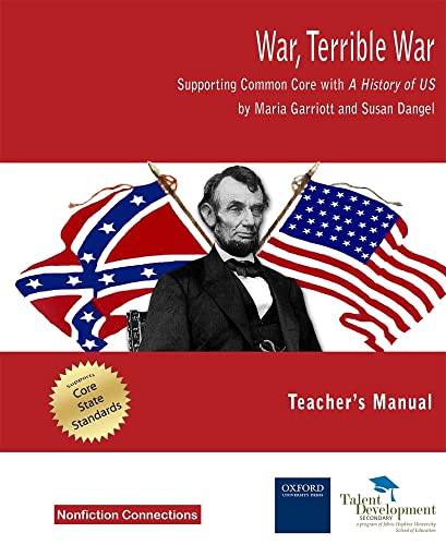 Beispielbild fr War, Terrible War Teacher's Manual: Supporting Common Core with a History of Us zum Verkauf von ThriftBooks-Atlanta