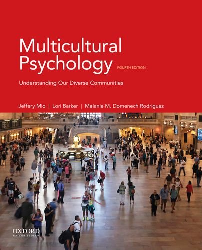 Beispielbild fr Multicultural Psychology: Understanding Our Diverse Communities zum Verkauf von BooksRun