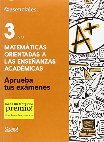 Imagen de archivo de Aprueba Matemticas Acadmicas 3. ESO. Cuaderno del Alumno. (Aprueba tus Exmenes) a la venta por medimops