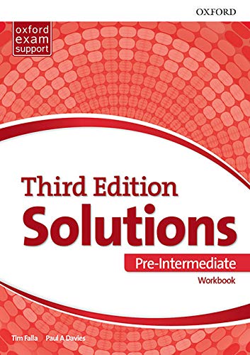 Imagen de archivo de SOLUTIONS 3RD EDITION PRE-INTERMEDIATE. WORKBOOK PK a la venta por Librerias Prometeo y Proteo