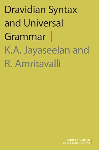 Stock image for Dravidian Syntax and Universal Grammar (Oxford Studies in Comparative Syntax) for sale by Big River Books
