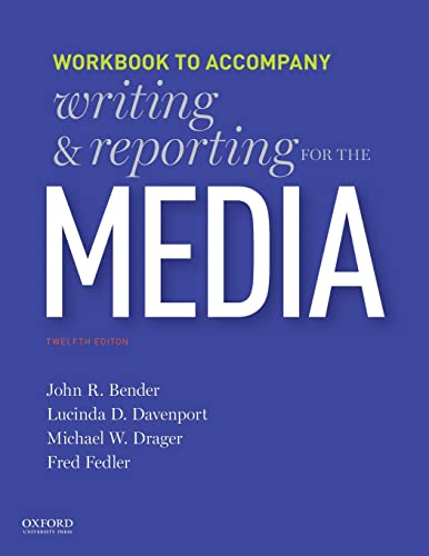 Stock image for Writing and Reporting for the Media: Workbook for sale by Wonder Book