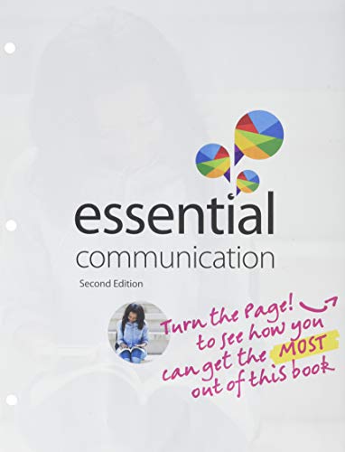 Imagen de archivo de Essential Communication a la venta por BookHolders