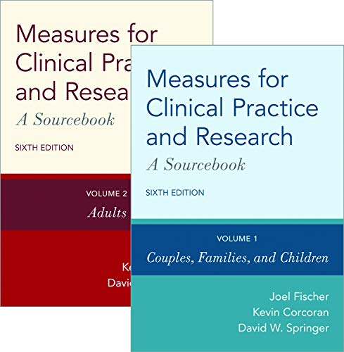Beispielbild fr Measures for Clinical Practice and Research: Two-Volume Set zum Verkauf von Books Unplugged
