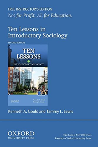 Beispielbild fr Ten Lessons in Introductory Sociology IE zum Verkauf von Better World Books