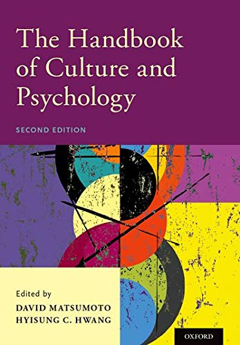 Beispielbild fr The Handbook of Culture and Psychology zum Verkauf von Lucky's Textbooks