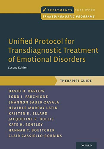 Imagen de archivo de Unified Protocol for Transdiagnostic Treatment of Emotional Disorders: Therapist Guide (Treatments That Work) a la venta por Goodwill of Colorado