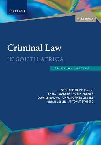Stock image for Criminal Law in South Africa (Criminal Justice) for sale by Lucky's Textbooks
