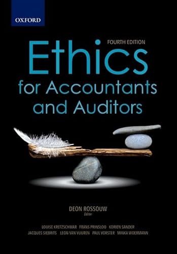 Beispielbild fr Ethics for Accountants and Auditors zum Verkauf von Lucky's Textbooks