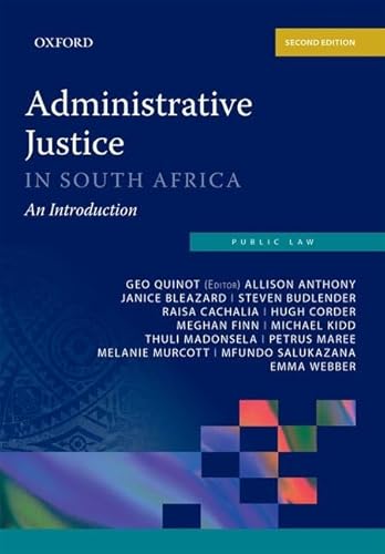 Stock image for Administrative Justice in South Africa for sale by WorldofBooks