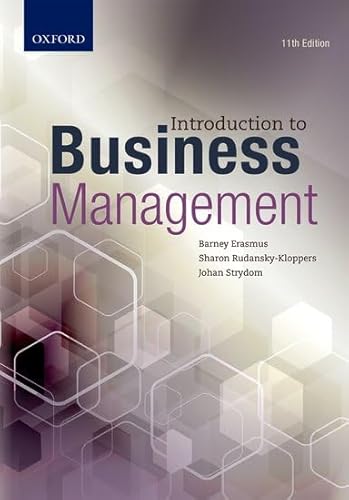 Beispielbild fr Introduction to Business Management zum Verkauf von AwesomeBooks