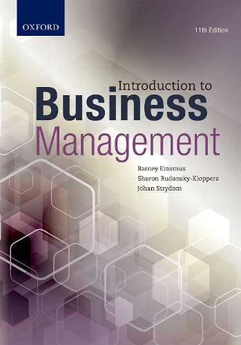 Stock image for Introduction to Business Management for sale by Revaluation Books