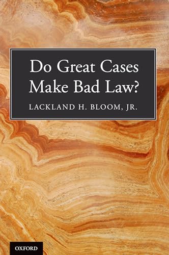 Stock image for Do Great Cases Make Bad Law? for sale by BooksRun