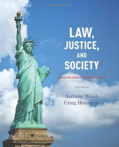 Beispielbild fr Law, Justice, and Society: A Sociolegal Introduction zum Verkauf von BooksRun