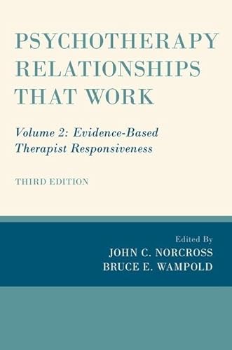 Beispielbild fr Psychotherapy Relationships that Work: Volume 2: Evidence-Based Therapist Responsiveness zum Verkauf von HPB-Red