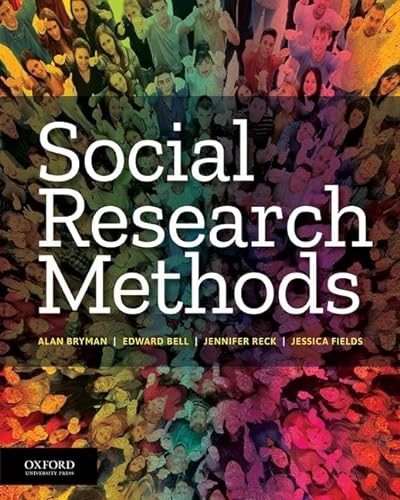 Imagen de archivo de Social Research Methods a la venta por BooksRun