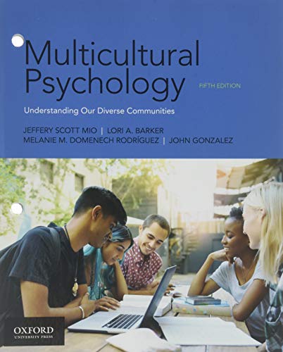 Stock image for Multicultural Psychology for sale by Blackwell's