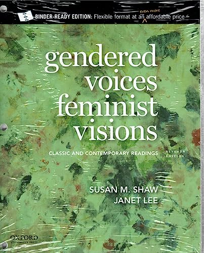 Imagen de archivo de Gendered Voices Feminist Visions 7th Edition a la venta por The Book Bin